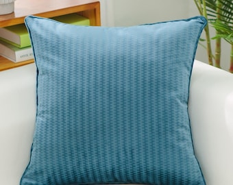 Almohada de terciopelo azul