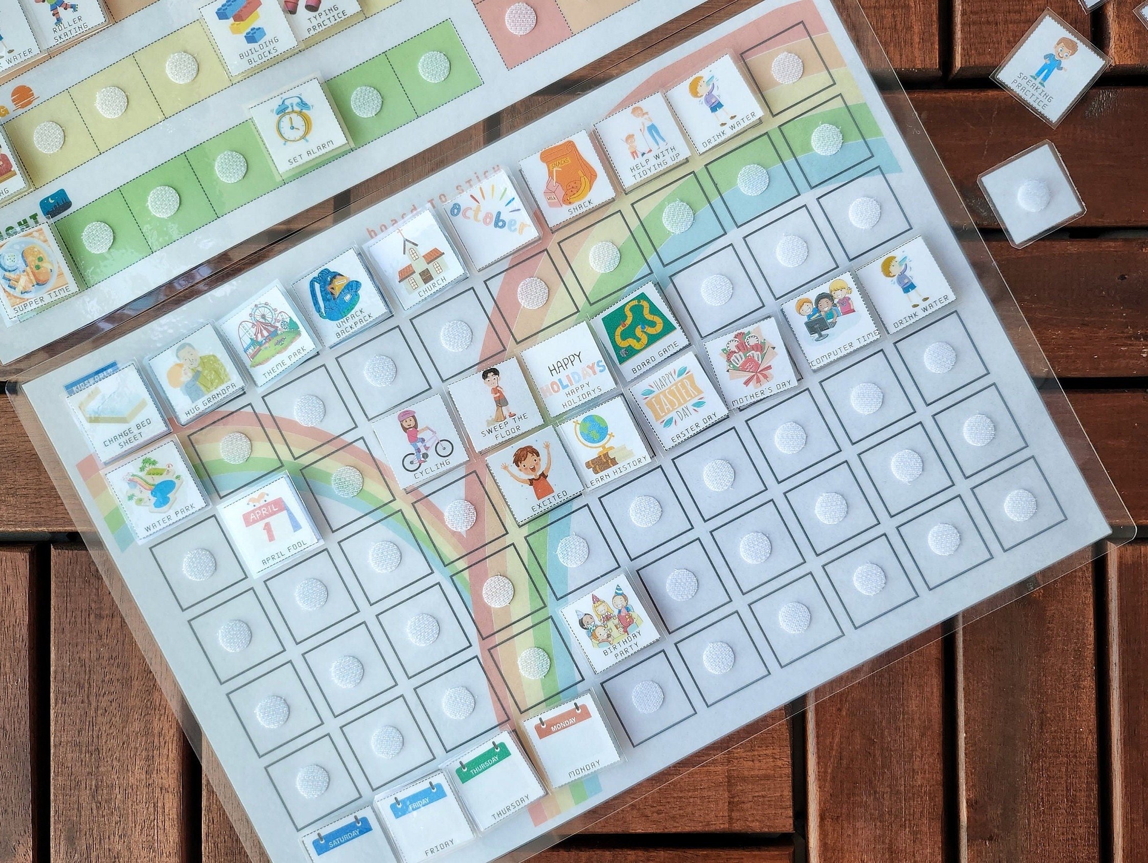 Daily Planner Printable Pages for Kids, Daily Kids Calendar, Visual ...