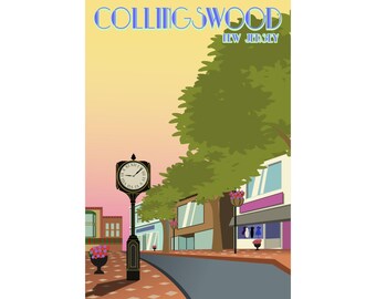 Collingswood, New Jersey, Neighborhood Vertical Poster
