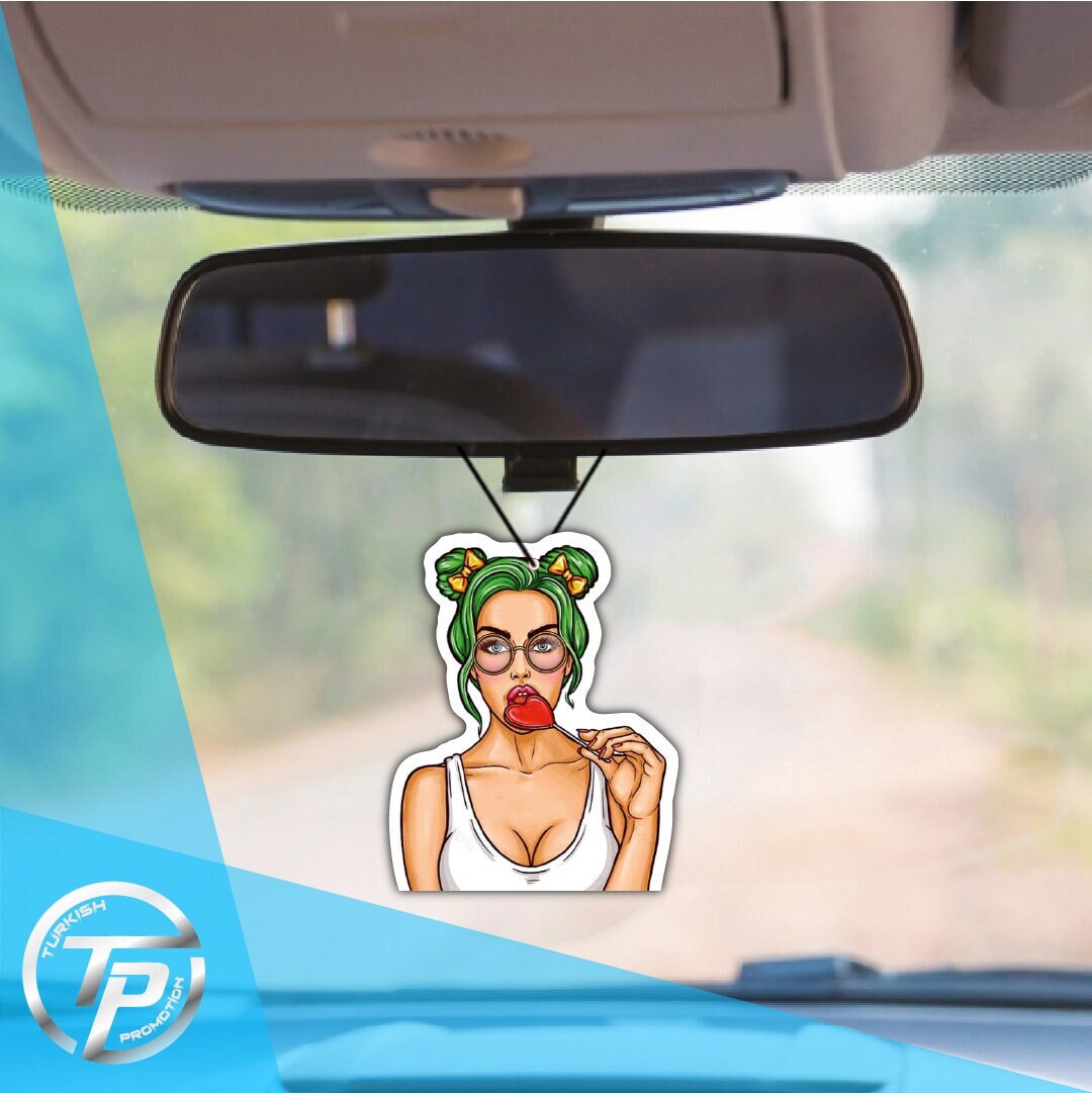 Pin up Girl Car Air Freshener.5pcs Art Design Car Freshener. Anime Car