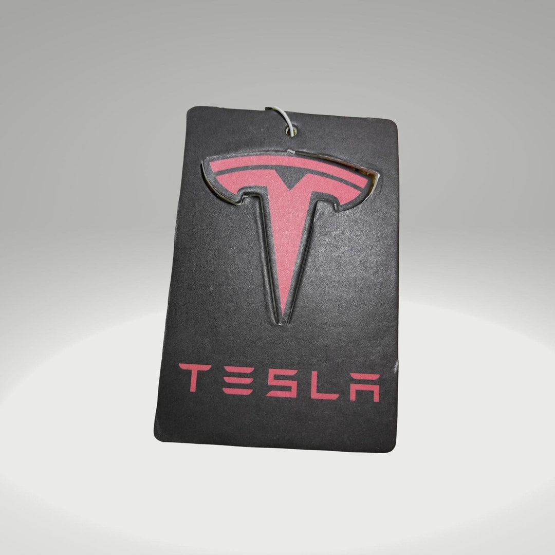 Tesla Logo Car Freshener Tesla Car Smell Tesla Car Etsy