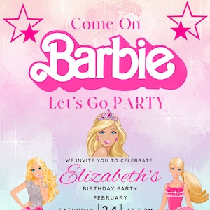 Doll Party Invitation