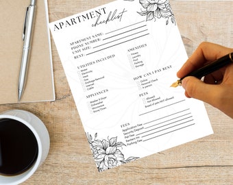 Apartment Finder Checklist