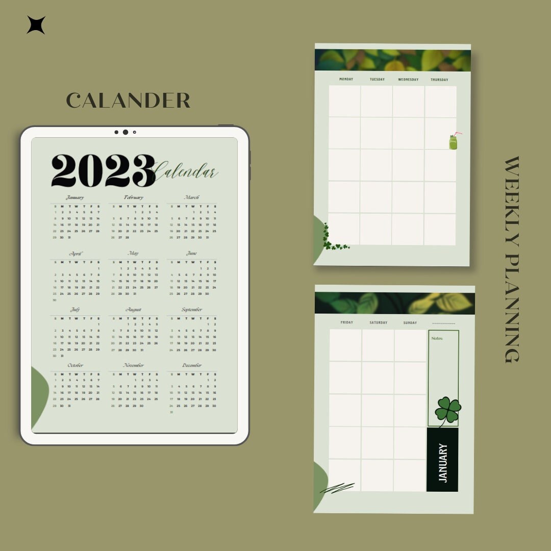 Digital Planner 2023 Goodnotes Planner iPad Planner Boho Life Planner ...