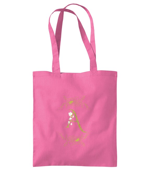 Personalised Westford Mill Promo Shoulder Tote Bag initial Etsy