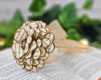 Custom Bible Verse Paper Flower - Pastor Apprecation - Ordination Gift