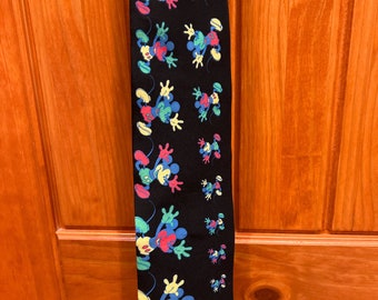 Corbata vintage de Mickey Mouse de Disney Mickey & Co. The Tie Works