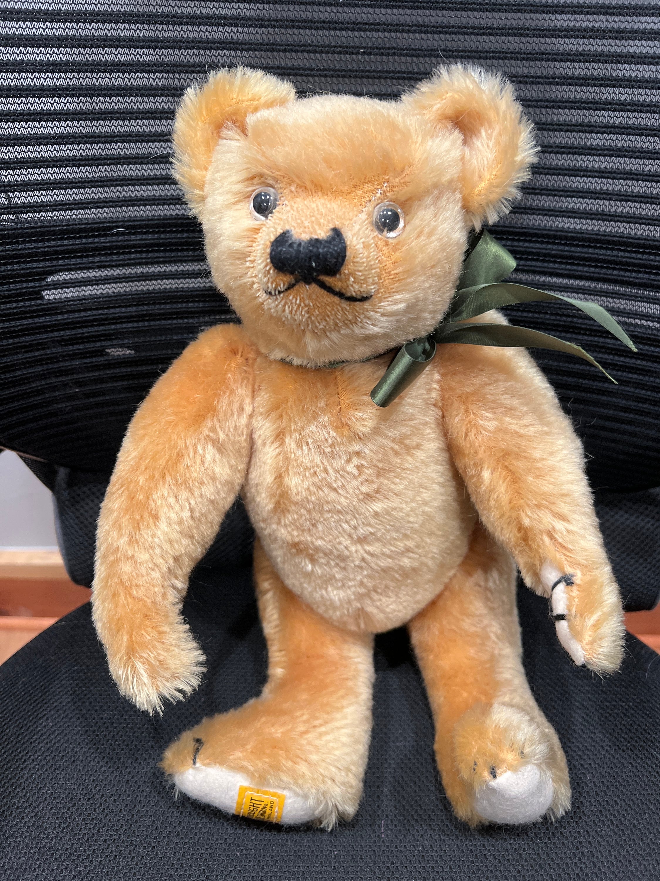 Vintage 20 Handmade Golden Mohair Teddy Bear Alpha Farnell Ltd.Ed