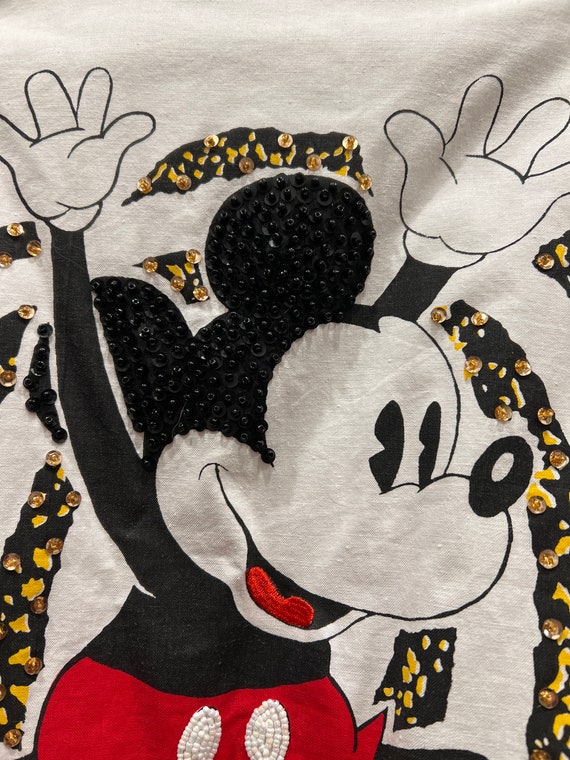 Vintage Disney Mickey & Co. Embellished Mickey Mo… - image 3