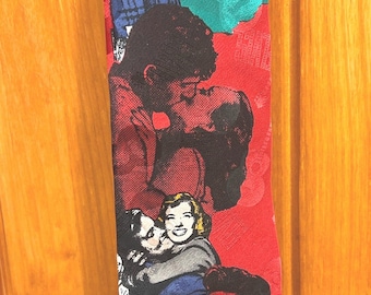 Corbata vintage de 1993 de la colección Elvis Presley: Love Me Tender