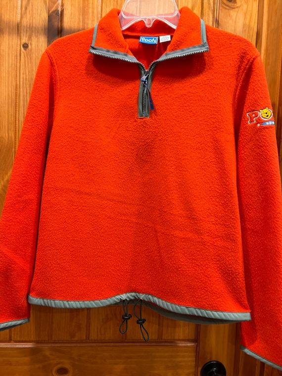 Vintage 80s Fleece Winnie the Pooh Sweatshirt-Red… - image 1