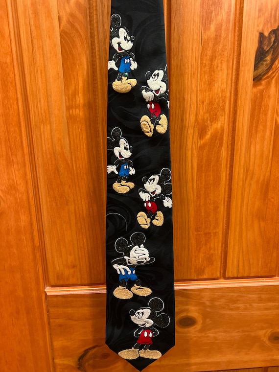 Vintage Disney Mickey Unlimited The Tie Works Mic… - image 1