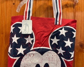Disney Foldable Tote-Mickey Mouse Americana Collection