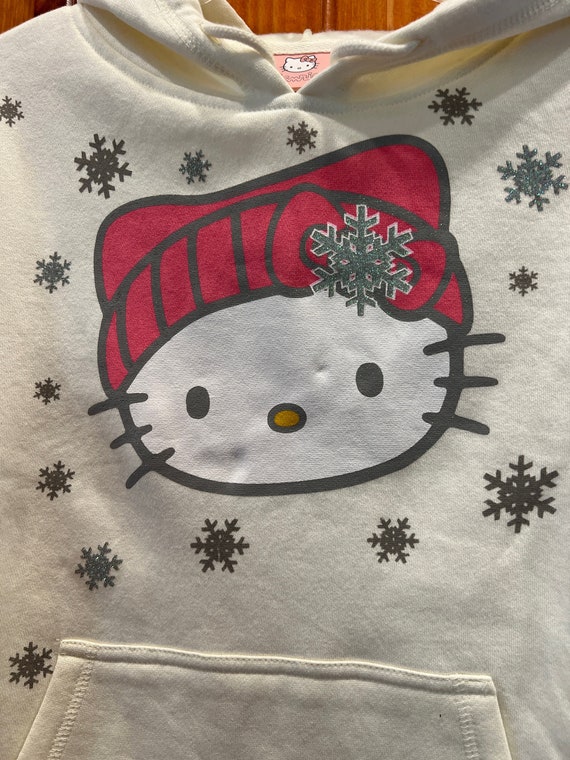 Sanrio Hello Kitty Holiday Hooded Sweatshirt-Crea… - image 2