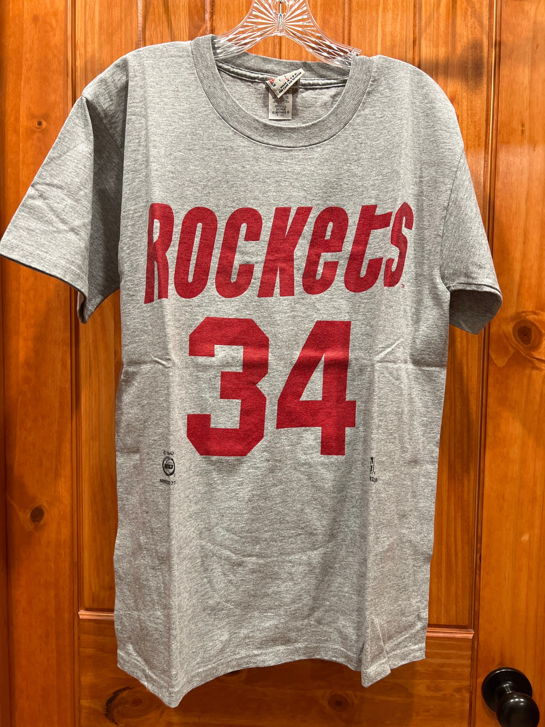 Vintage 90’s Houston Rockets Shooting Shirt Men’s Sz XL Hakeem Olajuwon (10)