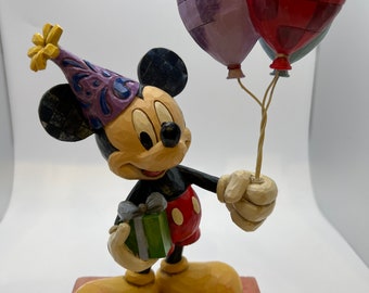Walt Disney Showcase Collection-Mickey Mouse “ Cheerful Celebration”-Enesco #4013255