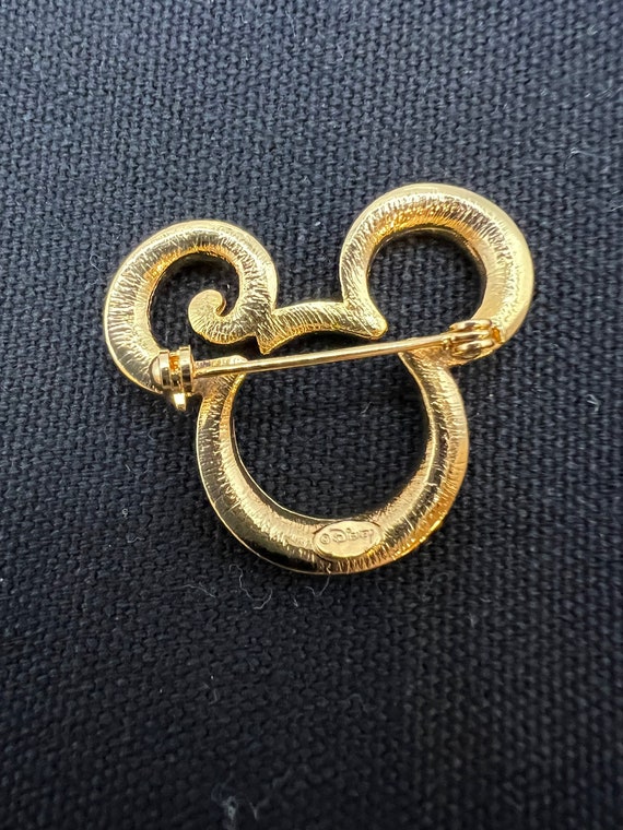 Mickey Mouse Brooch -1980s - image 3