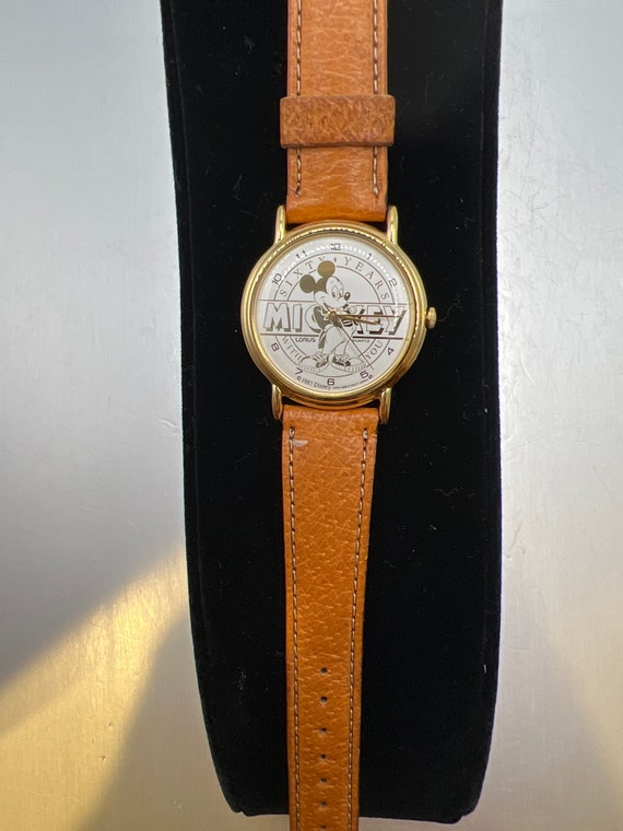 Disney Lorus Mickey Mouse Watch-“60 Years With You”-1987 - Etsy