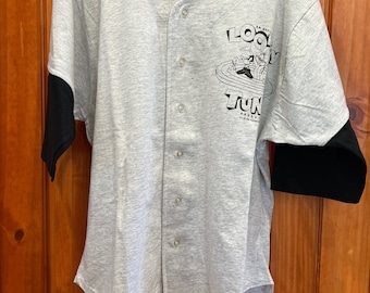 Jersey vintage de Silvestre y Piolín de los Looney Tunes de 1993, gris, talla mediana para adulto