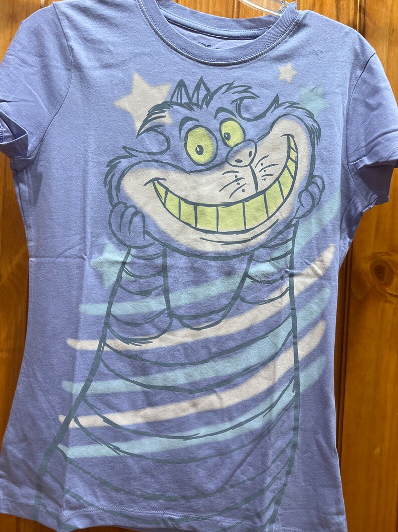 Vintage Disney Cheshire Cat Tshirtpurpleadult Small Etsy Canada