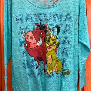 Vintage Disney Lion King Hakuna Marta Top-Adult XSmall
