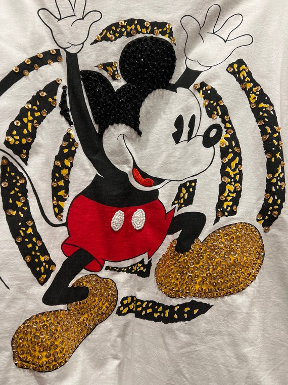 Vintage Disney Mickey & Co. Embellished Mickey Mo… - image 2