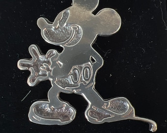 Sterling Silver Mickey Mouse Pendant
