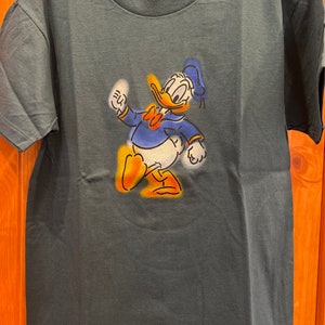 Vintage 90s Disney Donald Duck T-shirt-blue-adult Medium - Etsy