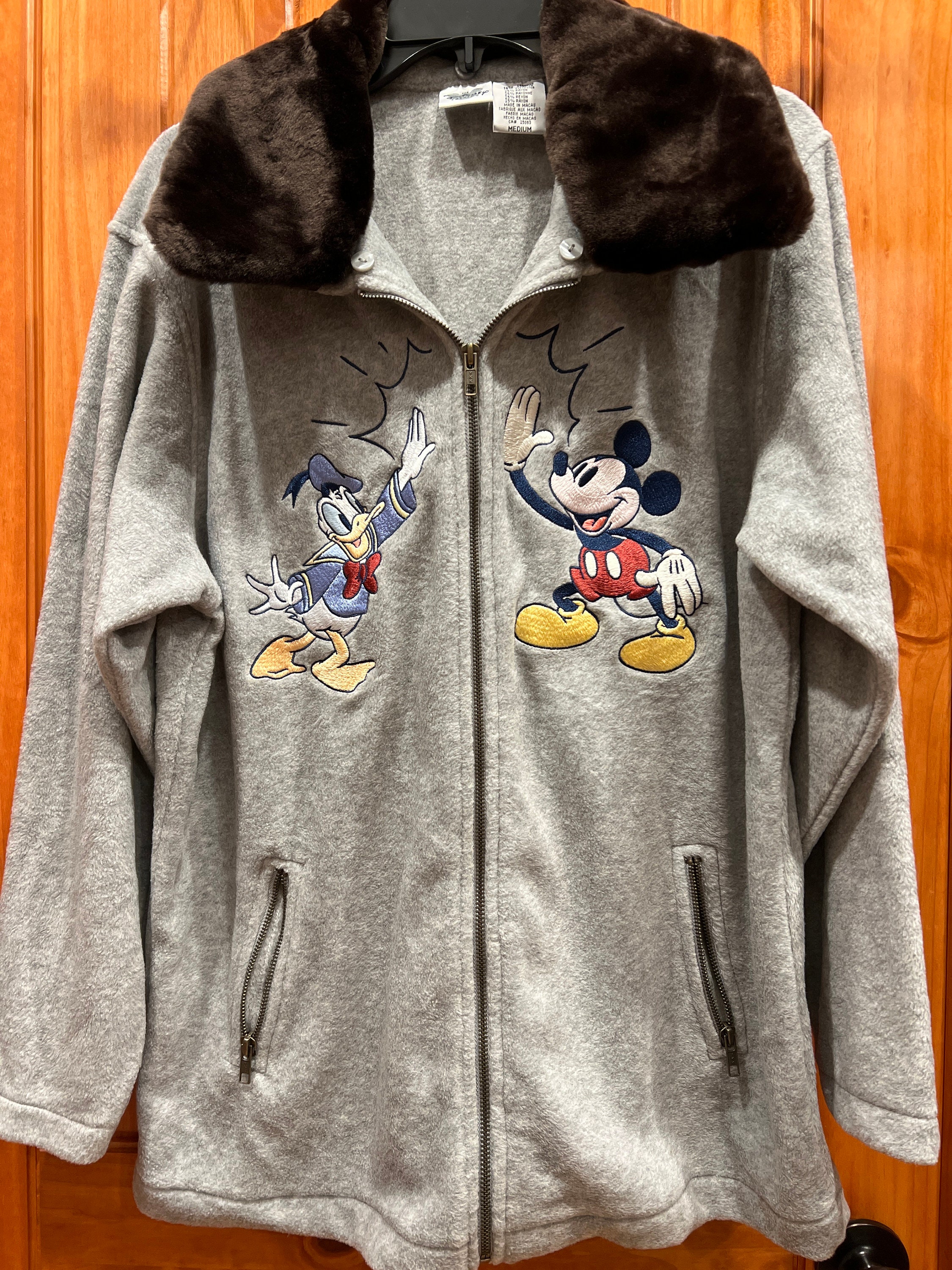 Disney fleece jacket for hotsell adults