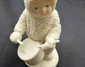 Vintage Winter Tales of Snowbabies-“Can I Play for You” Figurine