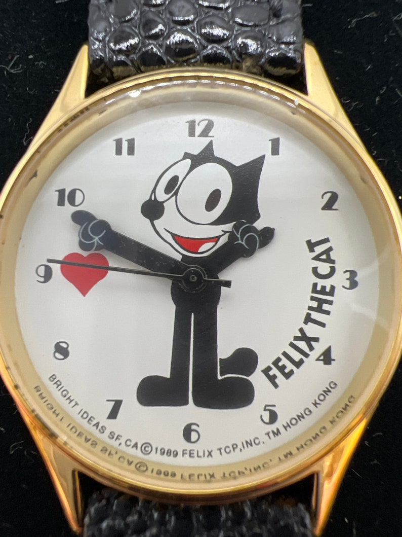 1989 Vintage Felix the Cat Watch Etsy