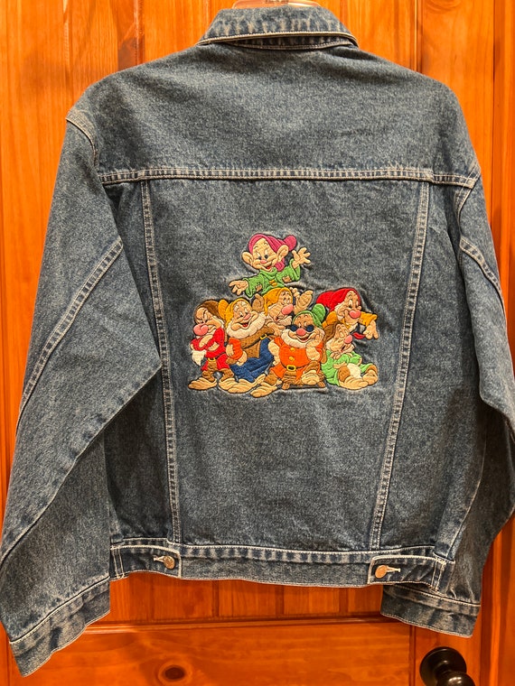 Vintage 80s Disney Store Seven Dwarfs Denim Jacket
