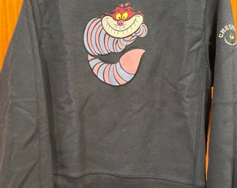 Vintage 90s Disney Cheshire Cat Sweatshirt-Navy-Lot of 2, One Adult Small & One Adult Medium