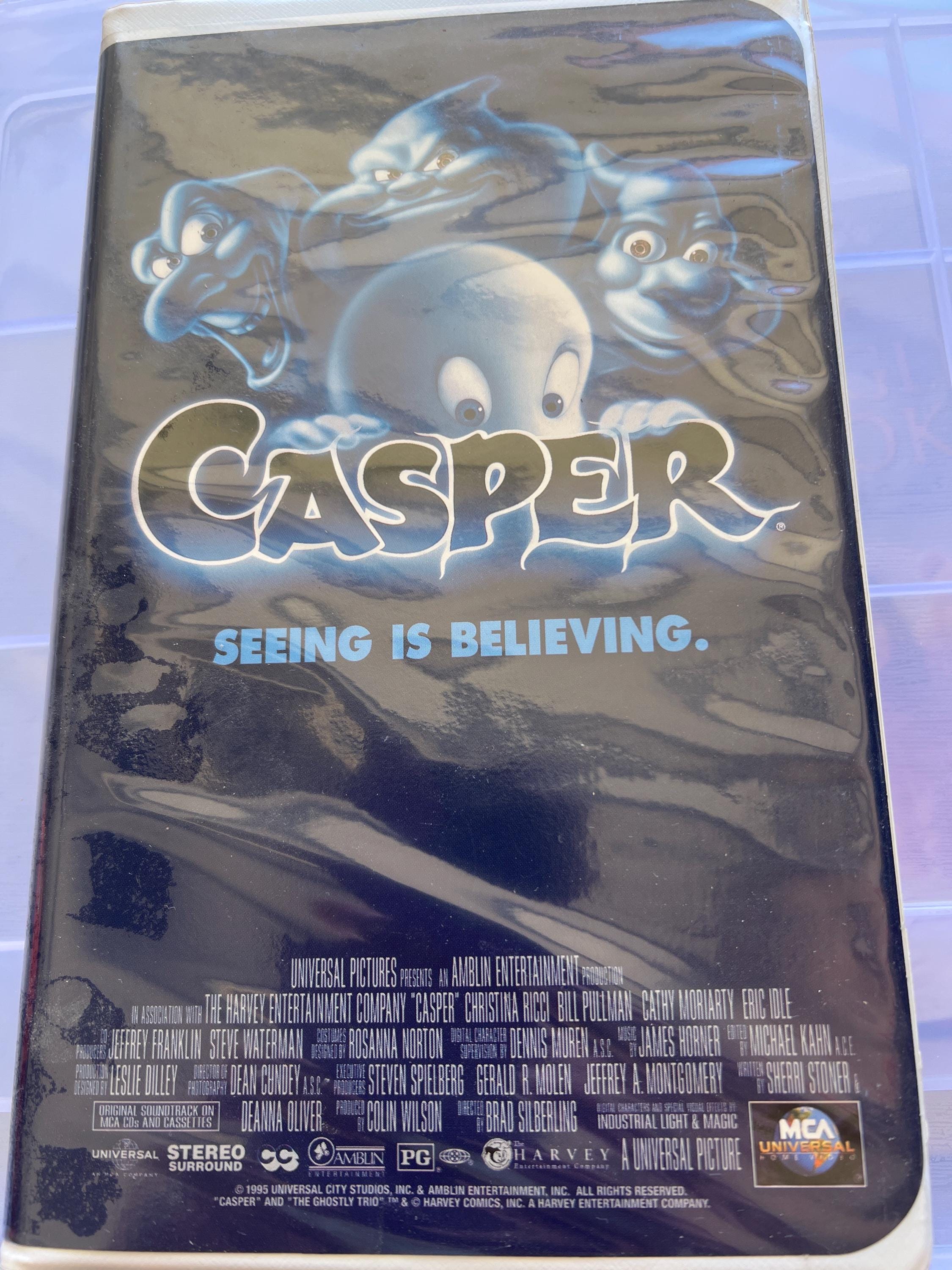 Vintage 1995 VHS Universal Pictures Casper Seeing is Believing-video-1 Hr.  41 Min. - Etsy, image size:2250x3000