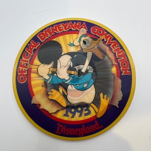 Vintage 1993 & 1994 Official Disneyana Convention Buttons