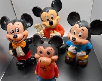 Walt Disney Productions Vintage Plastic Mickey Toys-4