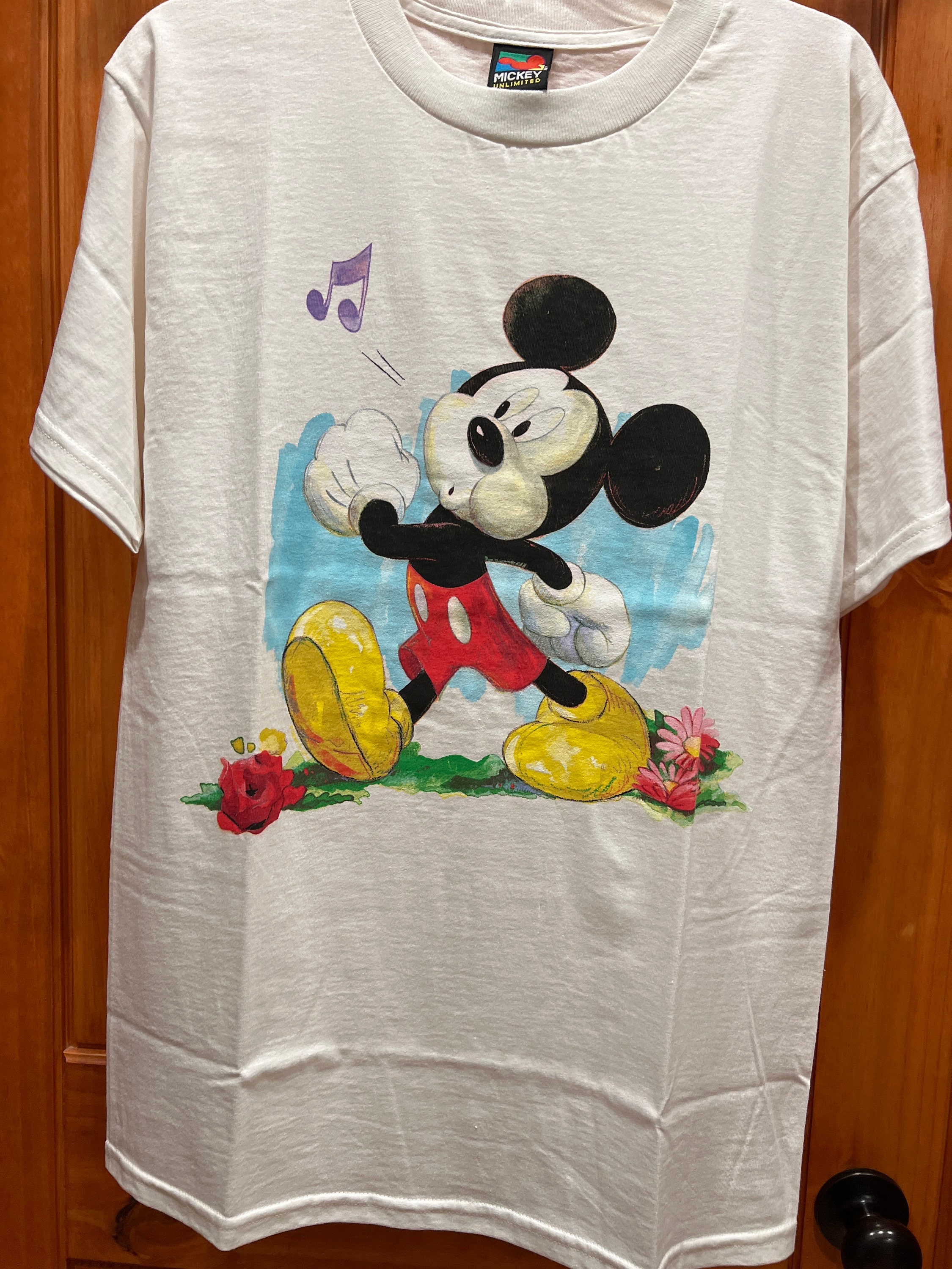 Vintage Mickey Unlimited sweat shirt blue Y2K Streetwear