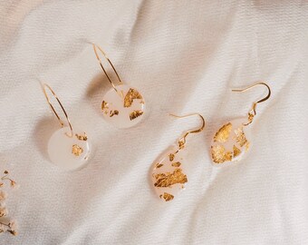 LEA earrings | Ohrringe gold | Ohrringe hängend | Ohrringe tropfen gold | Ohrringe gold hängend | Brautschmuck | Ohrringe Tropfenform