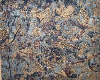 Authentic Gilded/Gold Leather Wallpaper 17th Century (Goudleer)