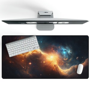 Desk Mats Stars, Mousepad XXL Stars, Mousepad Stars, Mousepad Universum, Birthday, Easter, Present
