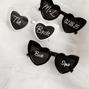 Sonnenbrillen personalisiert Hochzeit, JGA, Party, Geburtstag, wedding glas SUNGLASSES Party
