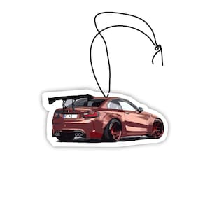 Set of Designer Made BMW M2 & M4 Car Air Freshener|Unique Car Shape Hanging Scent|Car lover gift|Aesthetic Auto Interior Perfume|Luxury