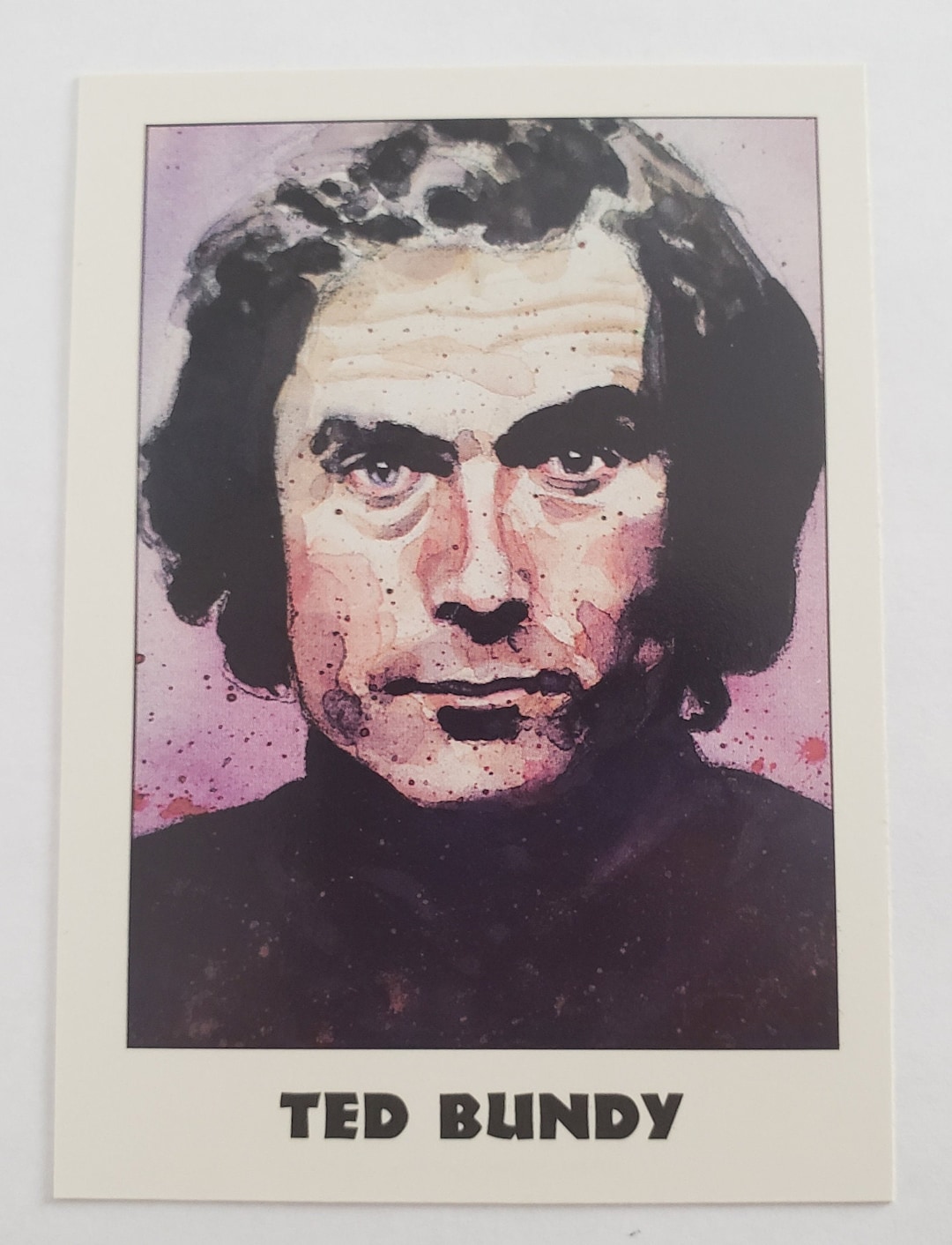 Serial Killer Collectible Card Numéro 88 Ted Bundy Theodore Etsy