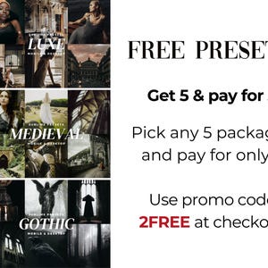 10 Baroque Lightroom Mobile & Desktop Presets, Moody, Dark, Renaissance, Gothic, Aesthetic Filters For Instagram image 2