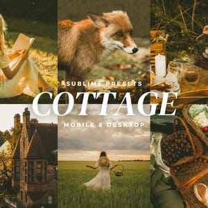 10 Lightroom-Presets für Mobilgeräte und Desktop-Computer im Landhausstil: Warme, Vintage-, rustikale, stimmungsvolle Herbst-, filmische und verspielte Filter