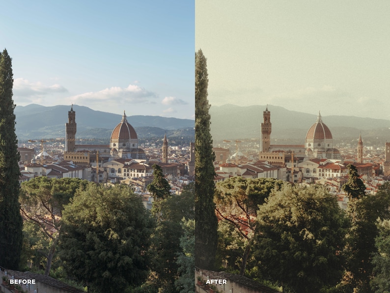 May include: A panoramic view of a city with a large dome building in the center. The city is surrounded by mountains and trees. The sky is blue and the sun is shining.