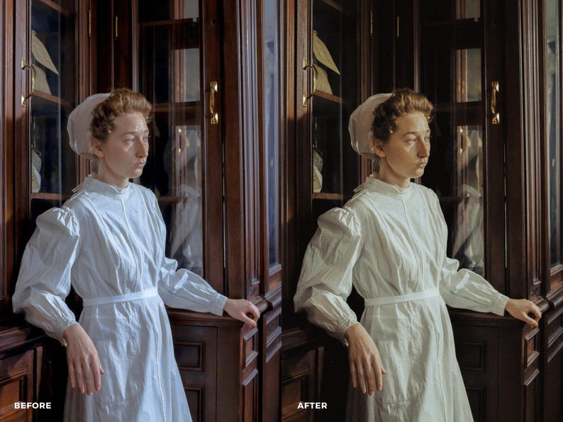 10 Baroque Lightroom Mobile & Desktop Presets, Moody, Dark, Renaissance, Gothic, Aesthetic Filters For Instagram image 10