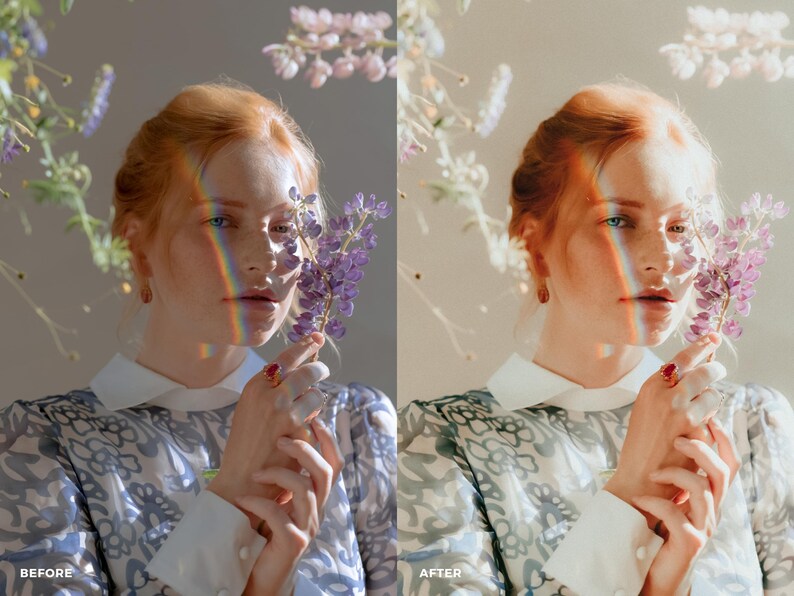 10 Blossom Lightroom Mobile & Desktop Presets, Bright Airy Spring ...