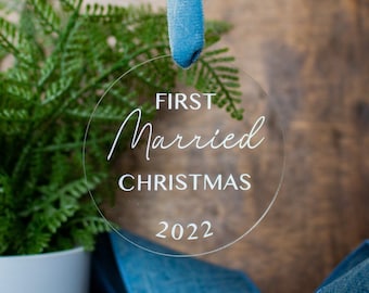 First Married Christmas Ornament