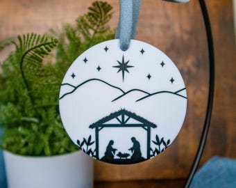 Nativity Ornament | Religious Christmas Ornament